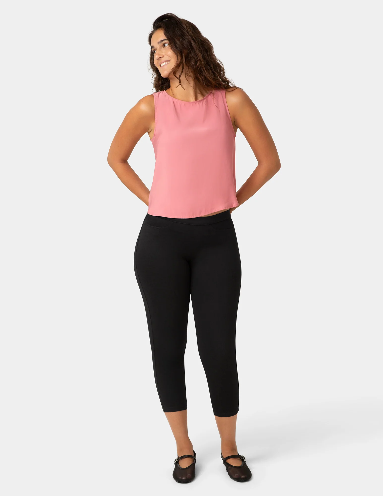 Classic Indigo Denim Capri - Image 5
