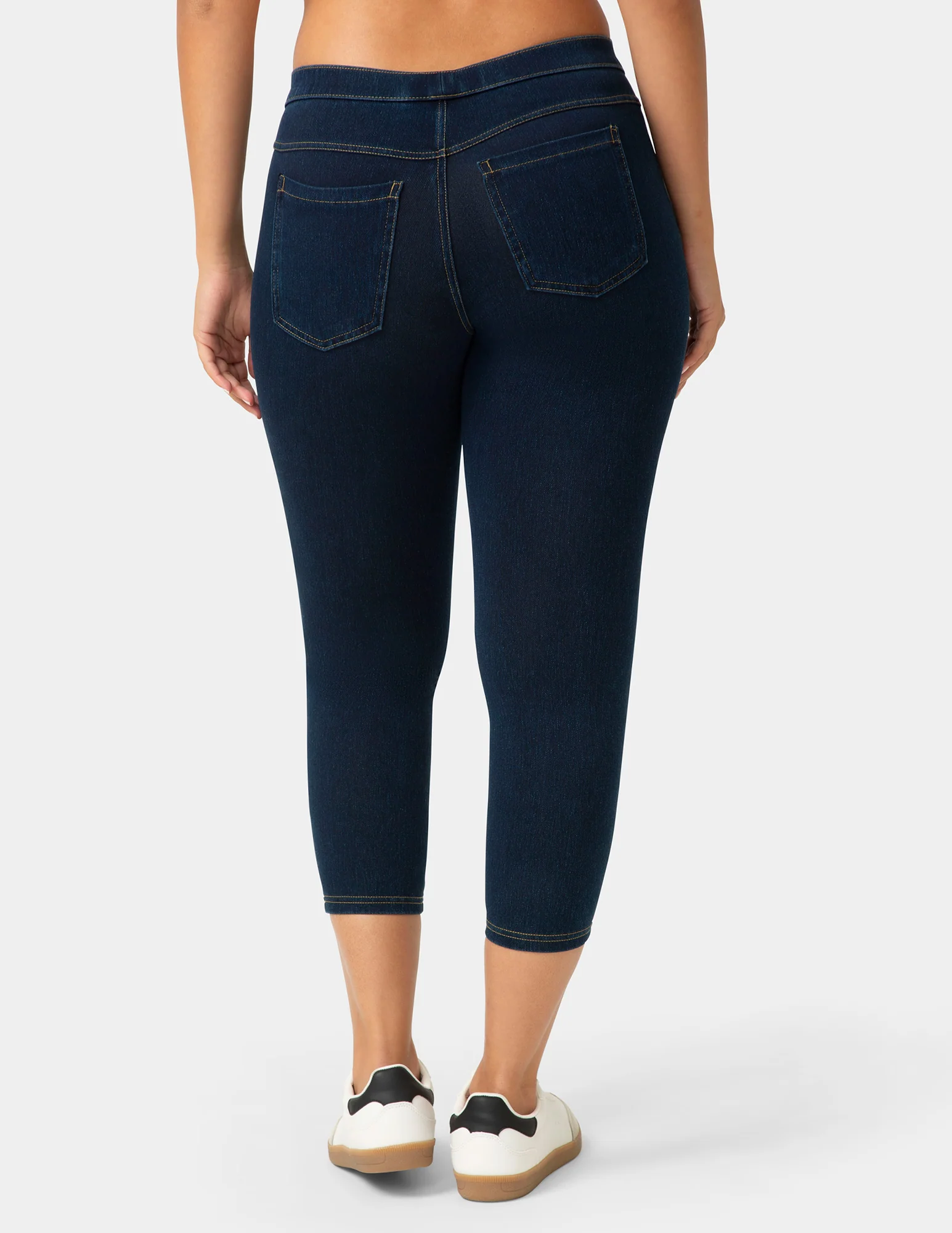 Classic Indigo Denim Capri - Image 3