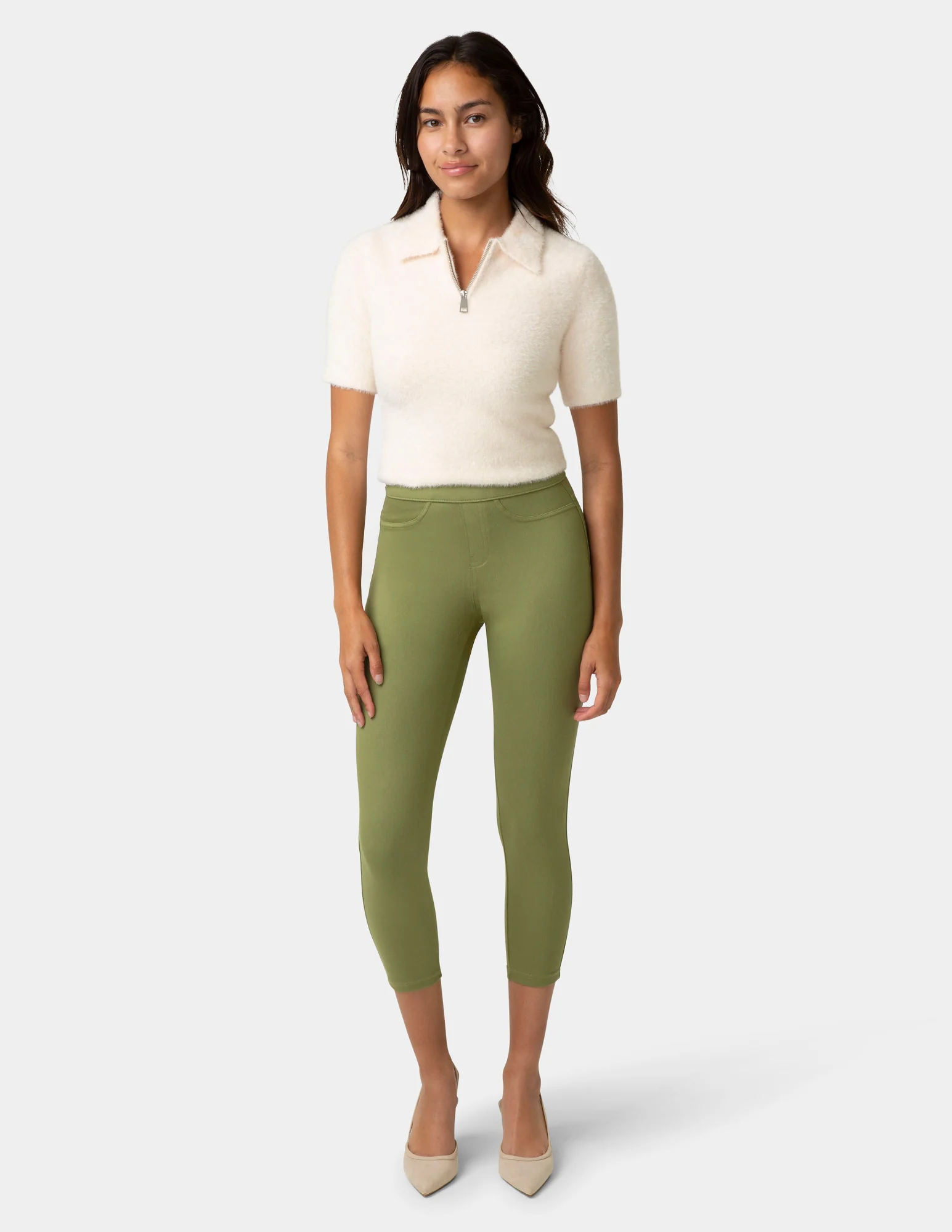 Classic Indigo Denim Capri