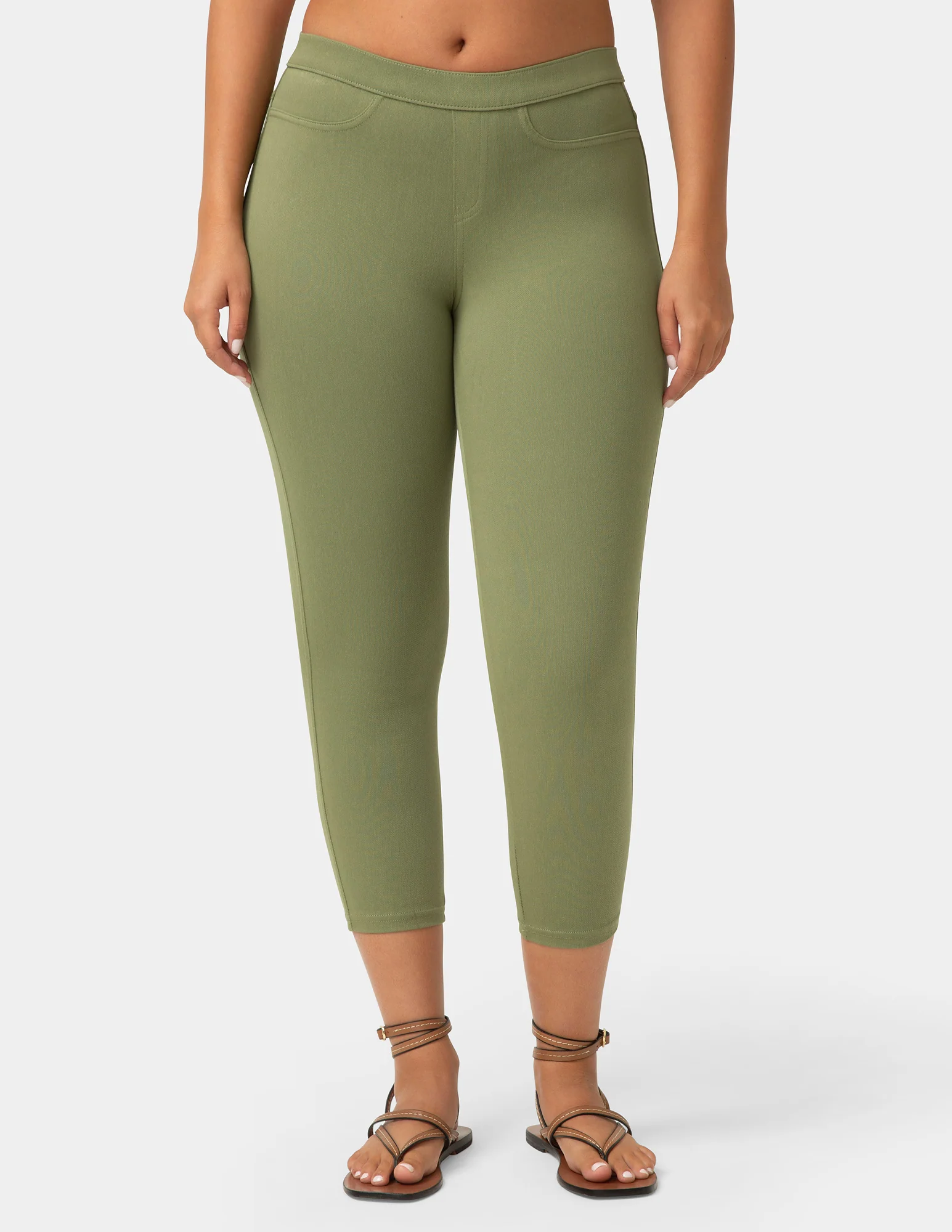 Classic Indigo Denim Capri - Image 6