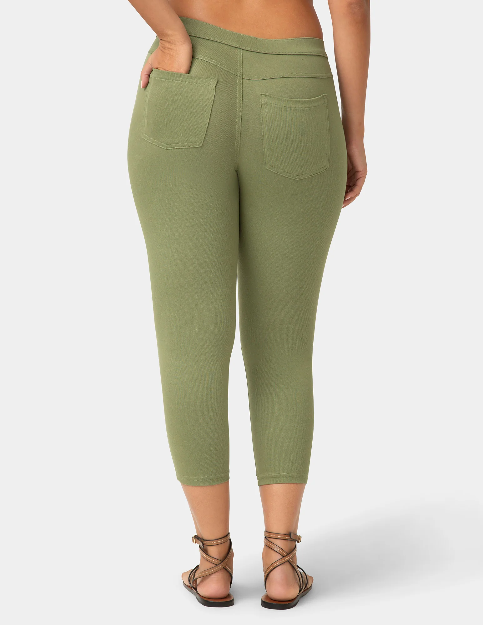 Classic Indigo Denim Capri - Image 7