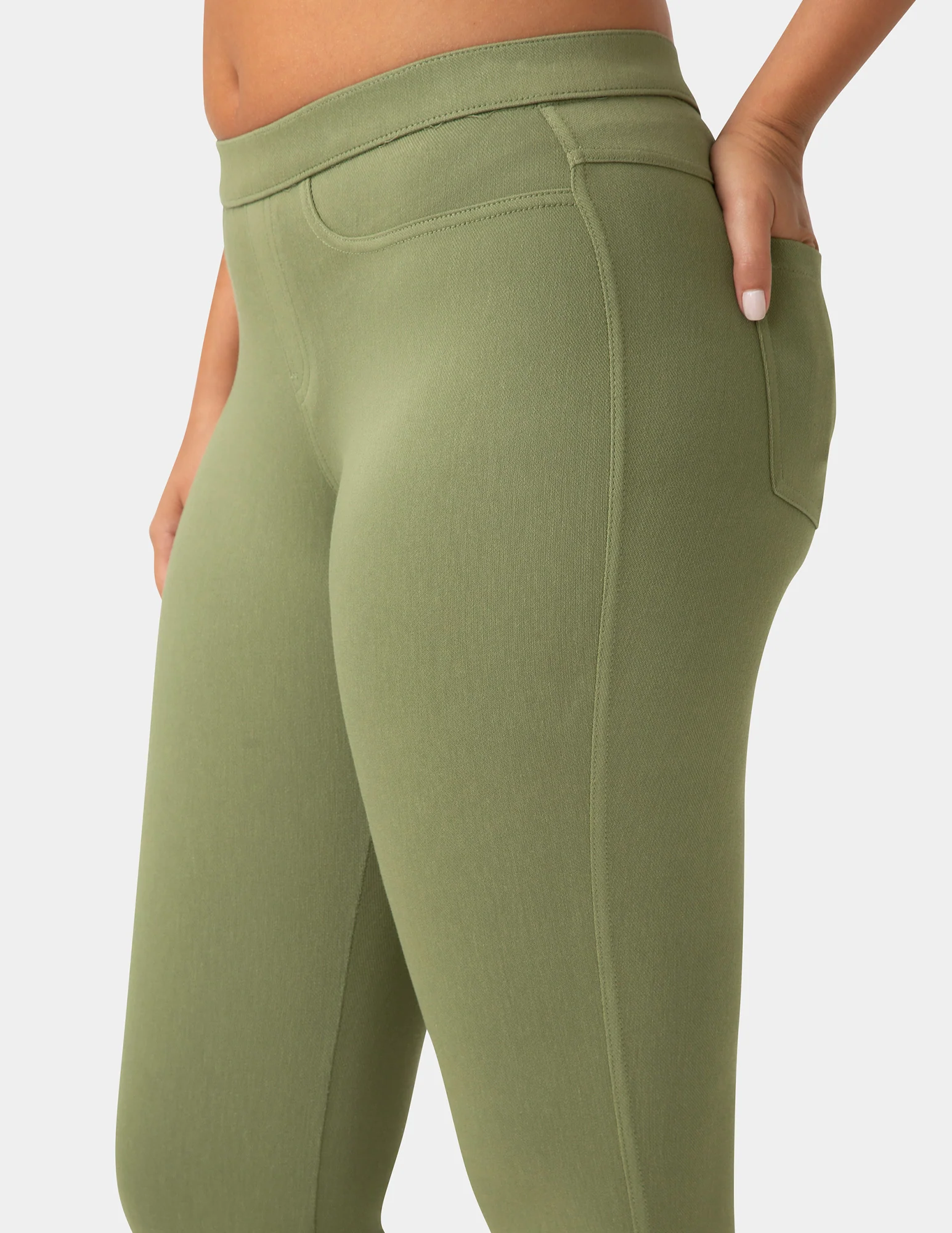 Classic Indigo Denim Capri - Image 8