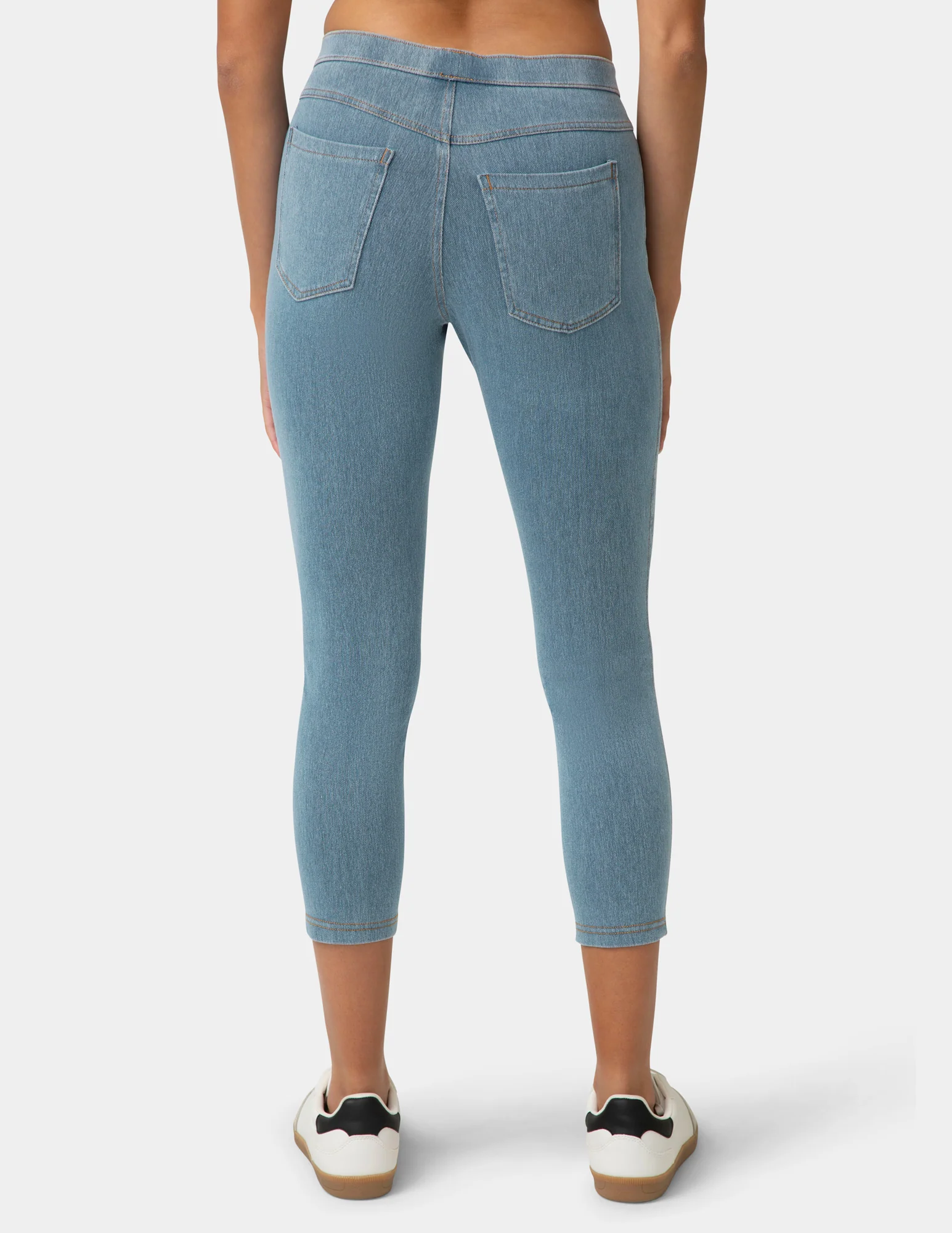 Classic Indigo Denim Capri - Image 3