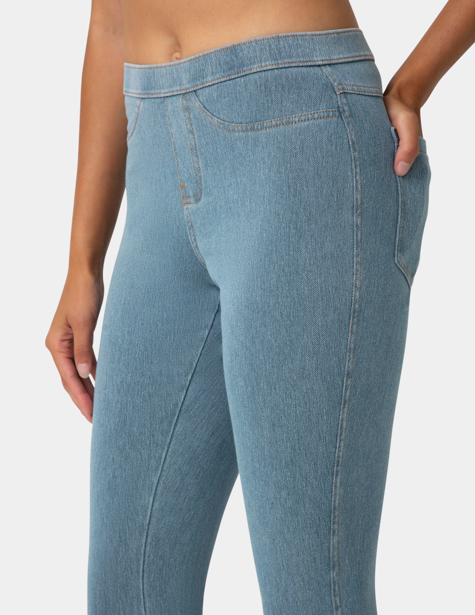 Classic Indigo Denim Capri - Image 4