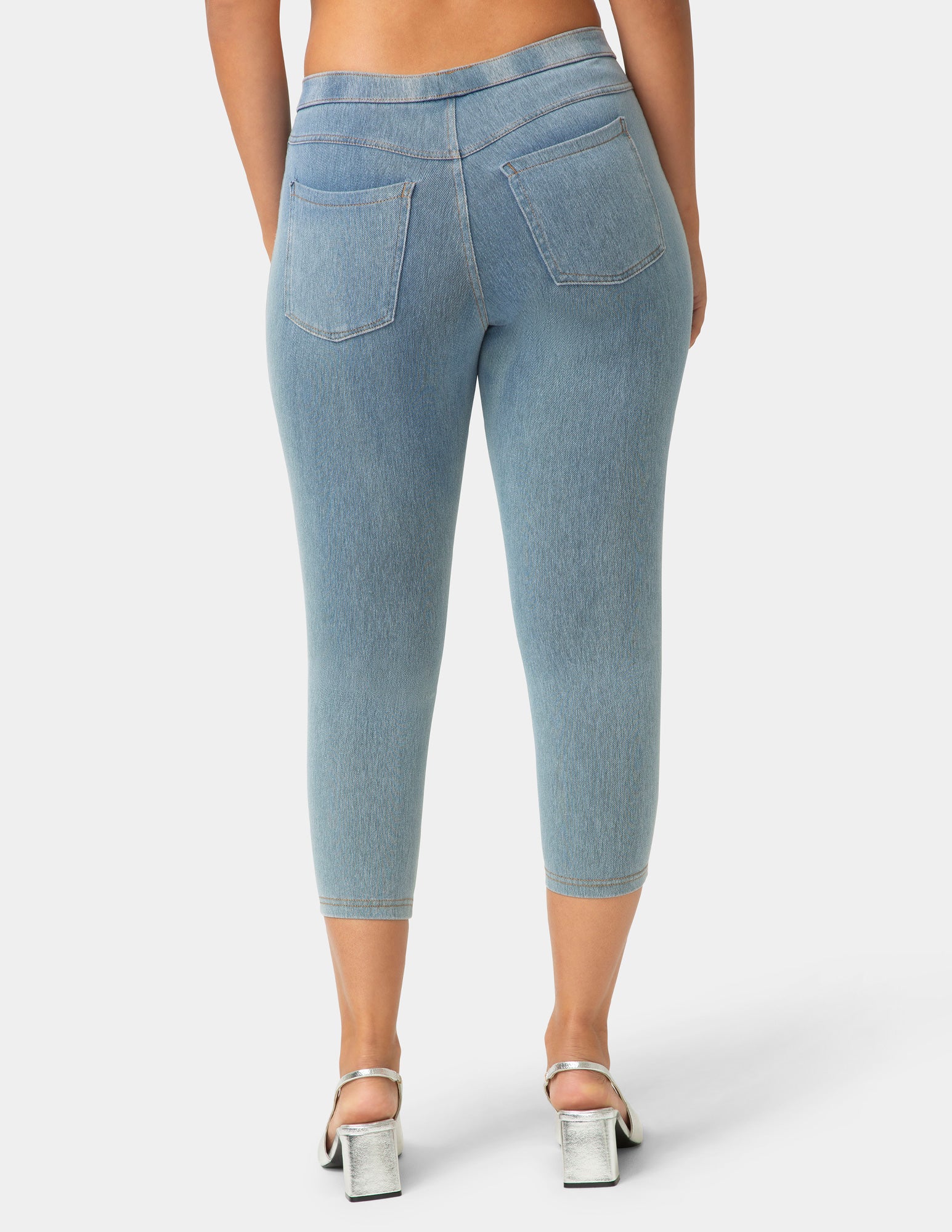Classic Indigo Denim Capri - Image 7
