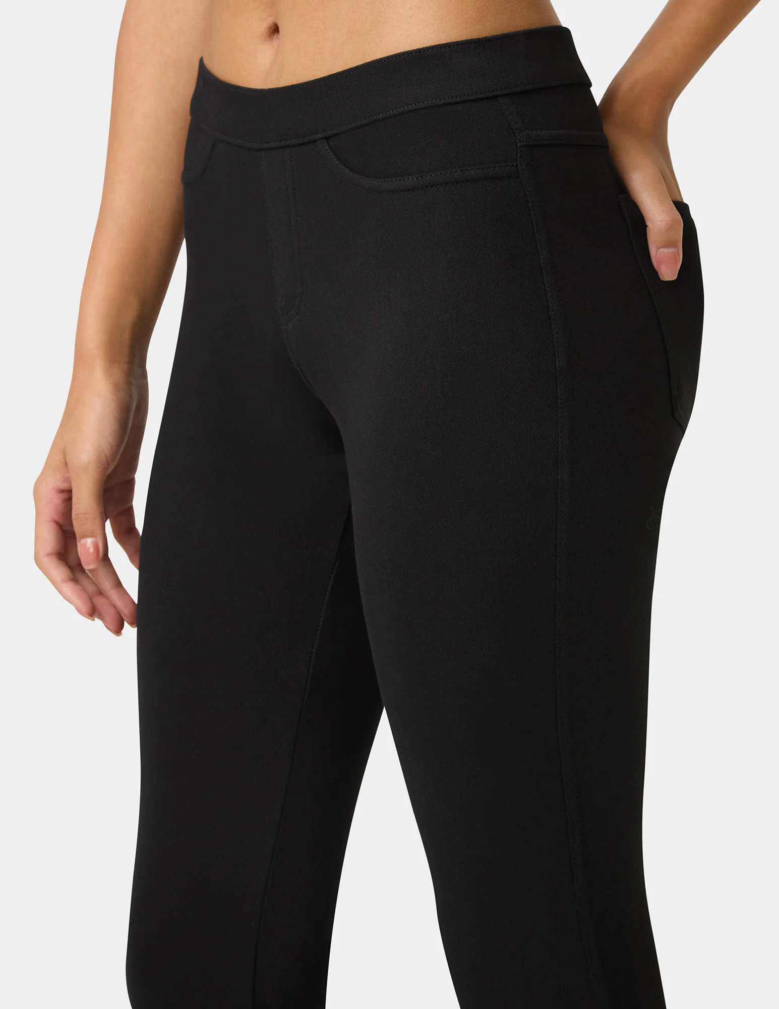 Classic Indigo Denim Leggings - Image 4