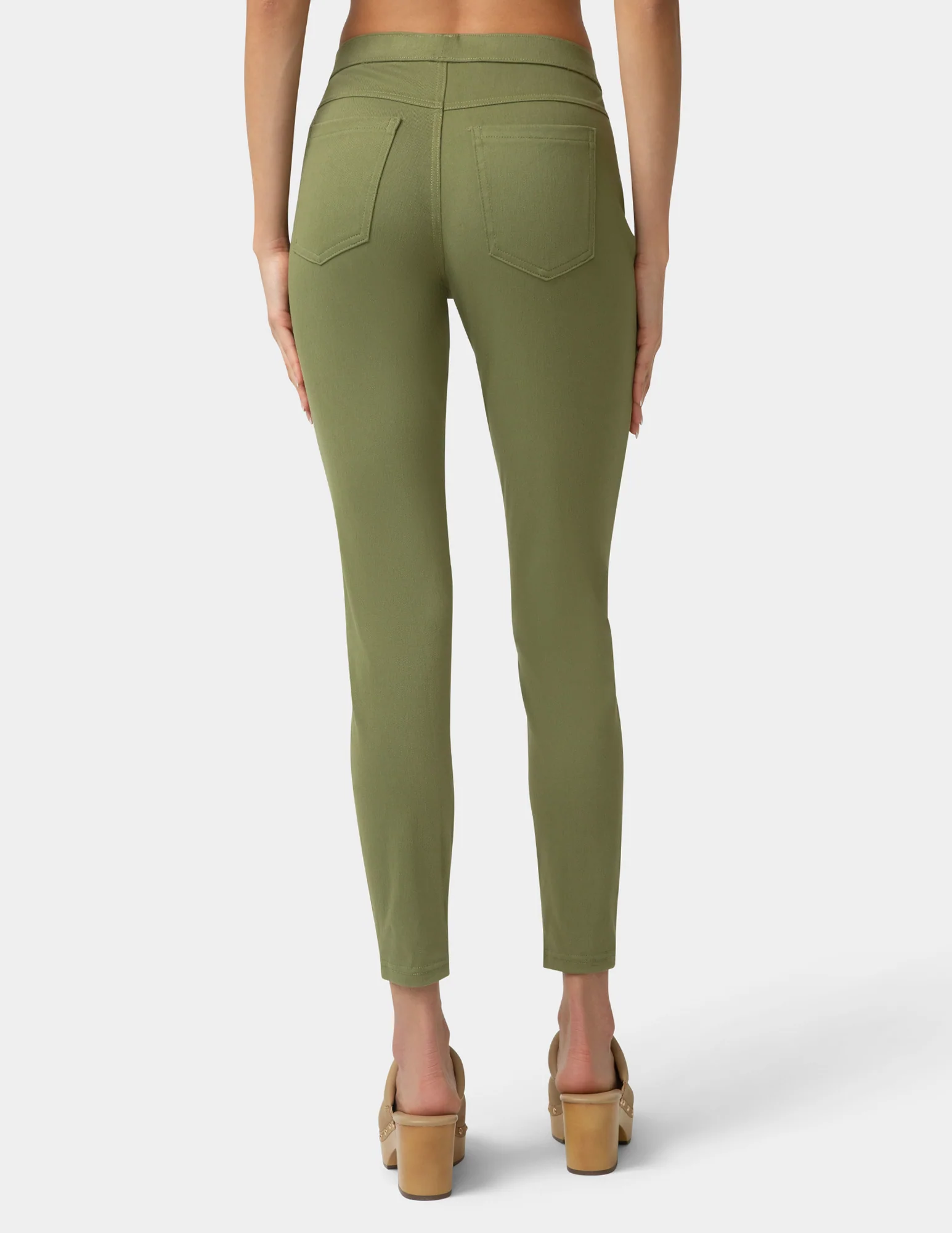 Classic Indigo Denim Leggings - Image 3
