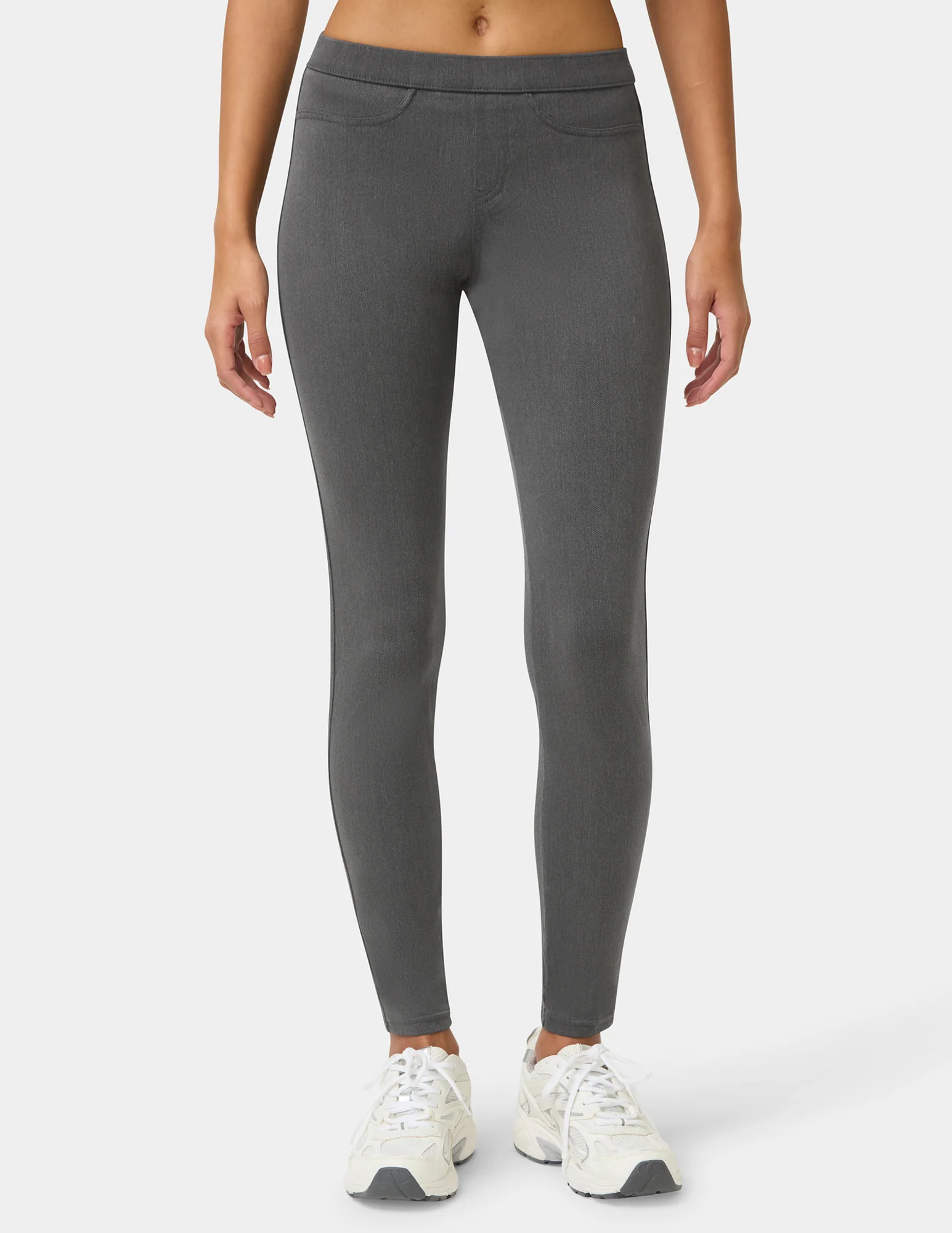 Classic Indigo Denim Leggings - Image 2