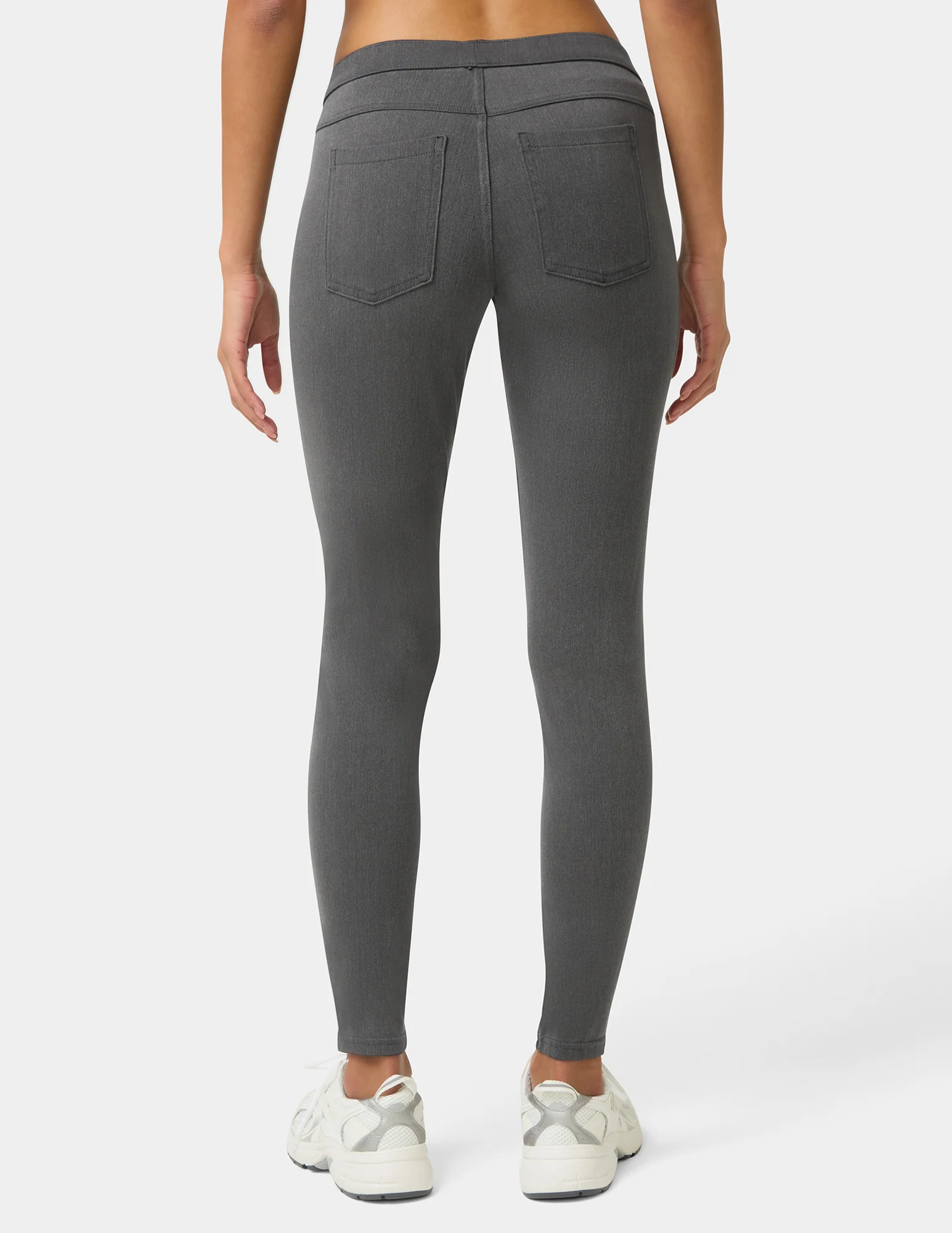 Classic Indigo Denim Leggings - Image 3