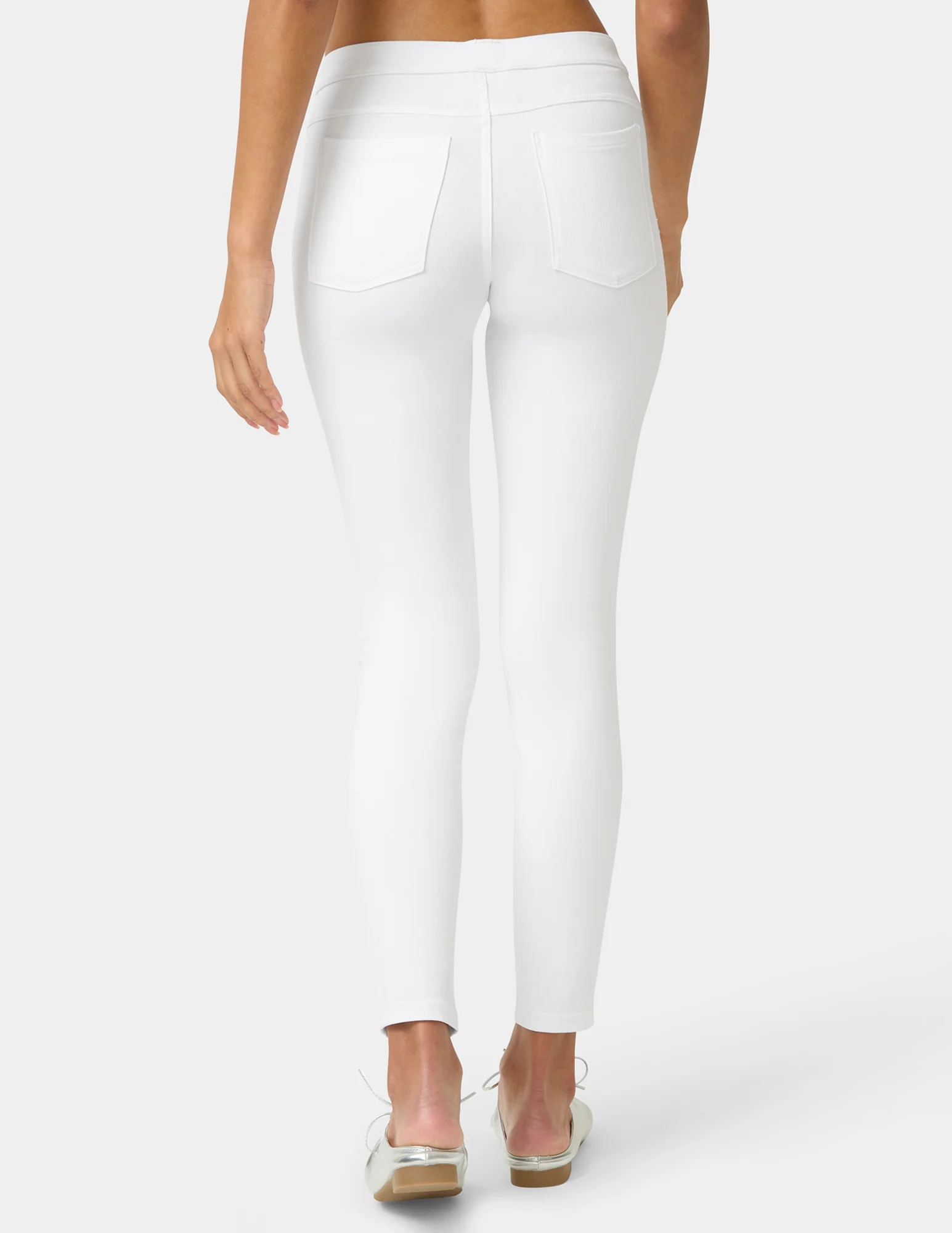Classic Indigo Denim Leggings - Image 3