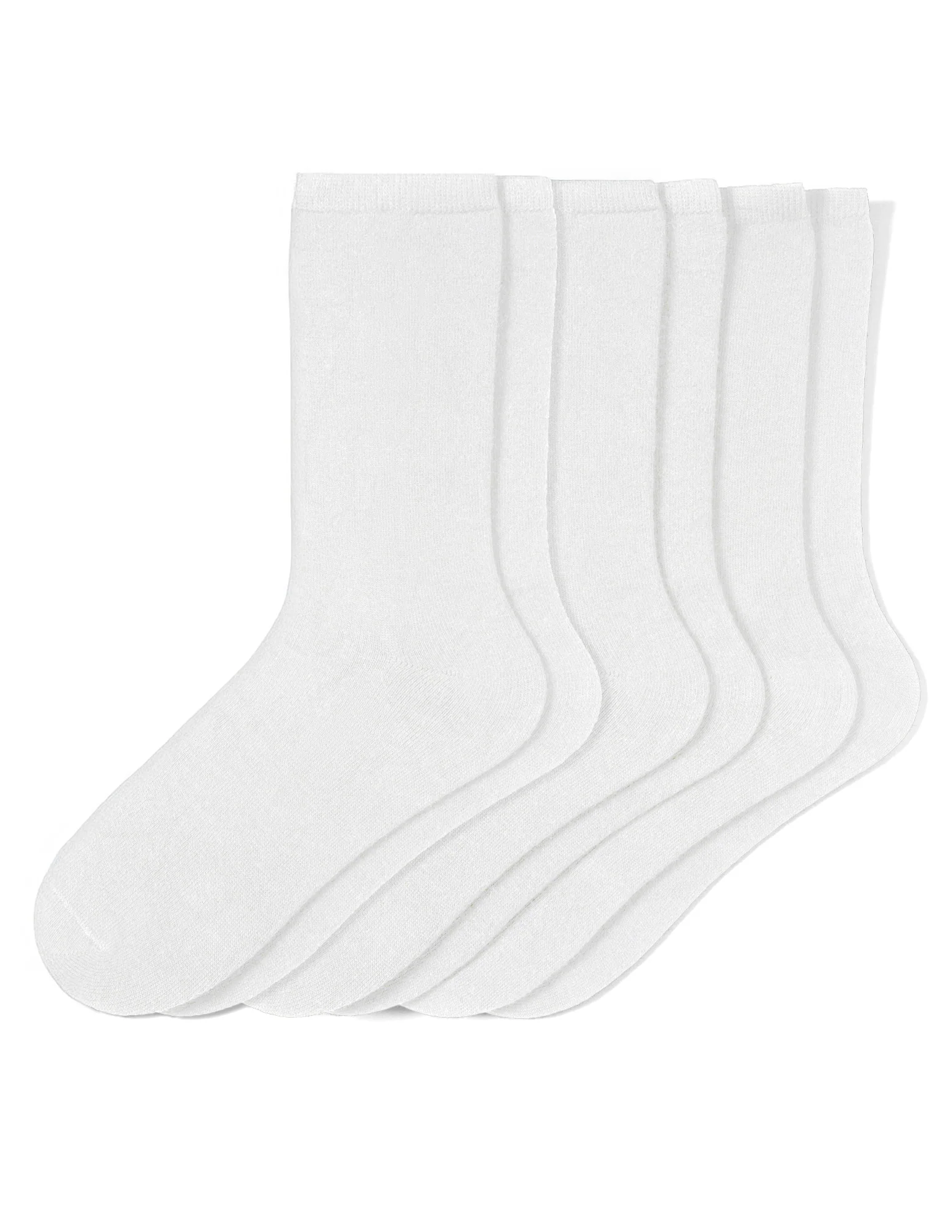 Cotton Flat Knit Crew 3 Pair Pack - Image 3