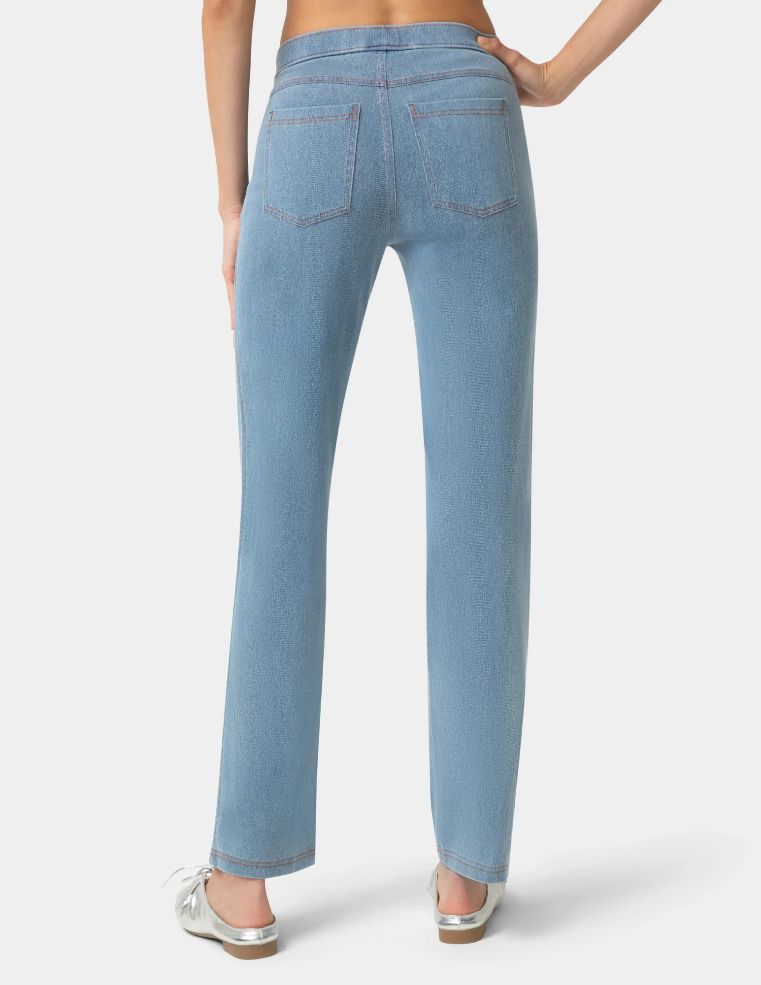 Denim Straight Leg Legging - Image 3
