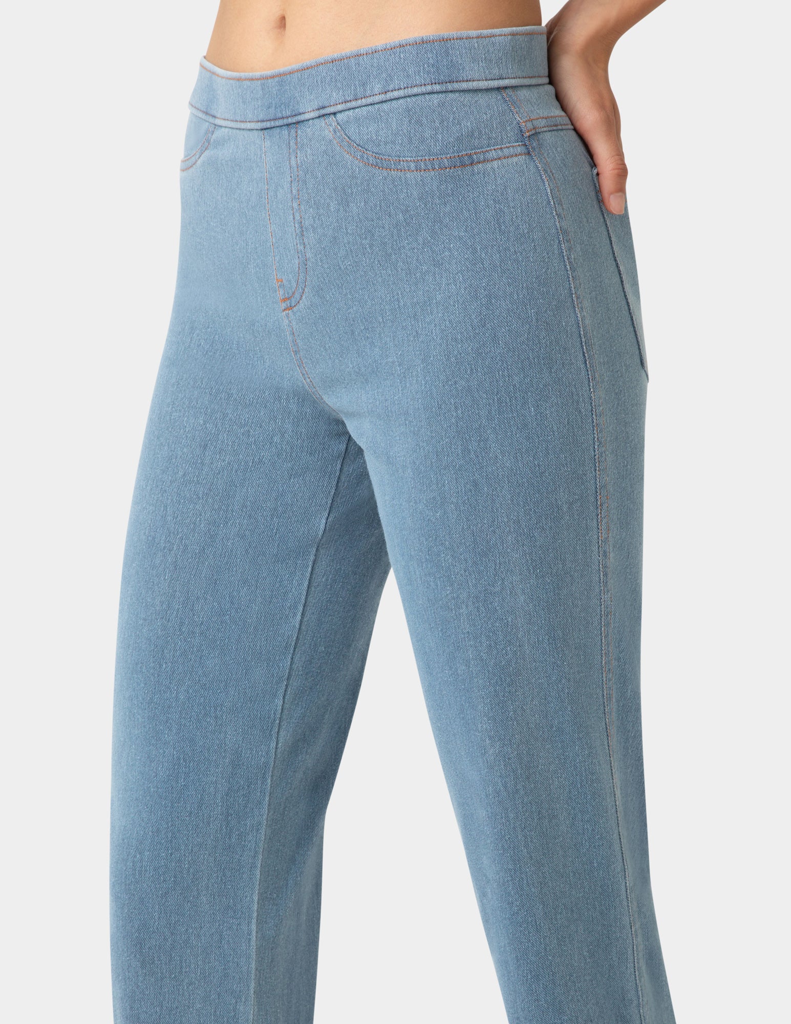Denim Straight Leg Legging - Image 4