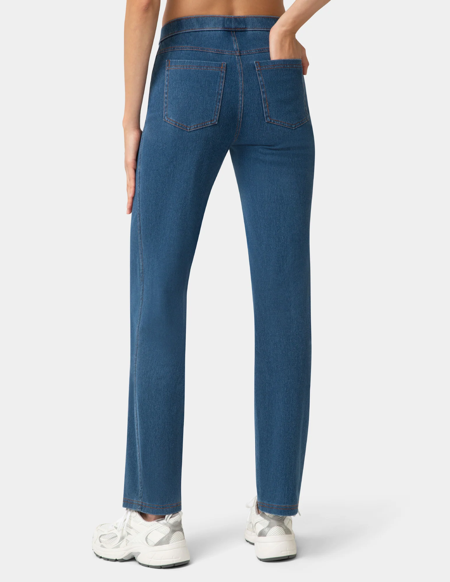 Denim Straight Leg Legging - Image 3