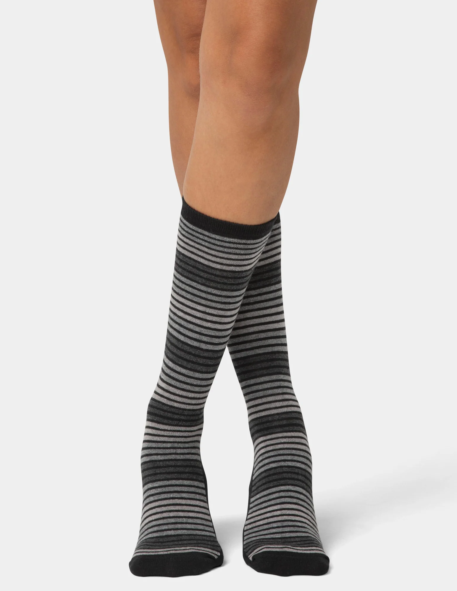 Flat Knit Striped Crew Sock 3 Pair Pack - Image 4
