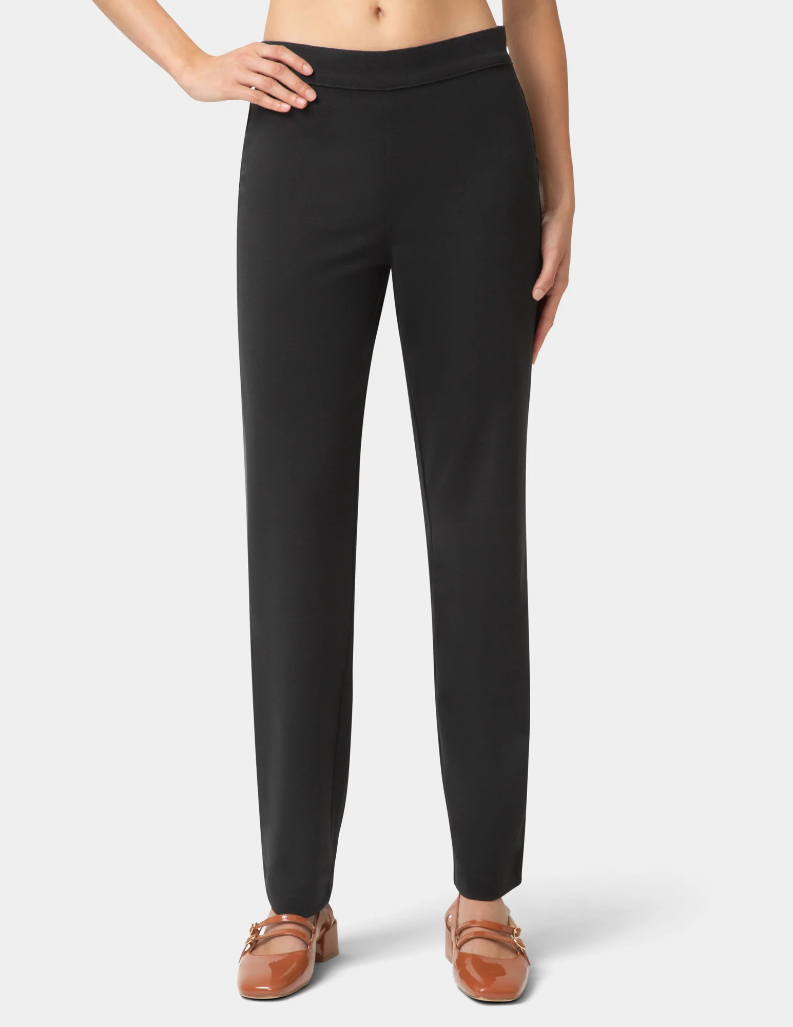 Ponte Straight Leg Leggings - Image 2