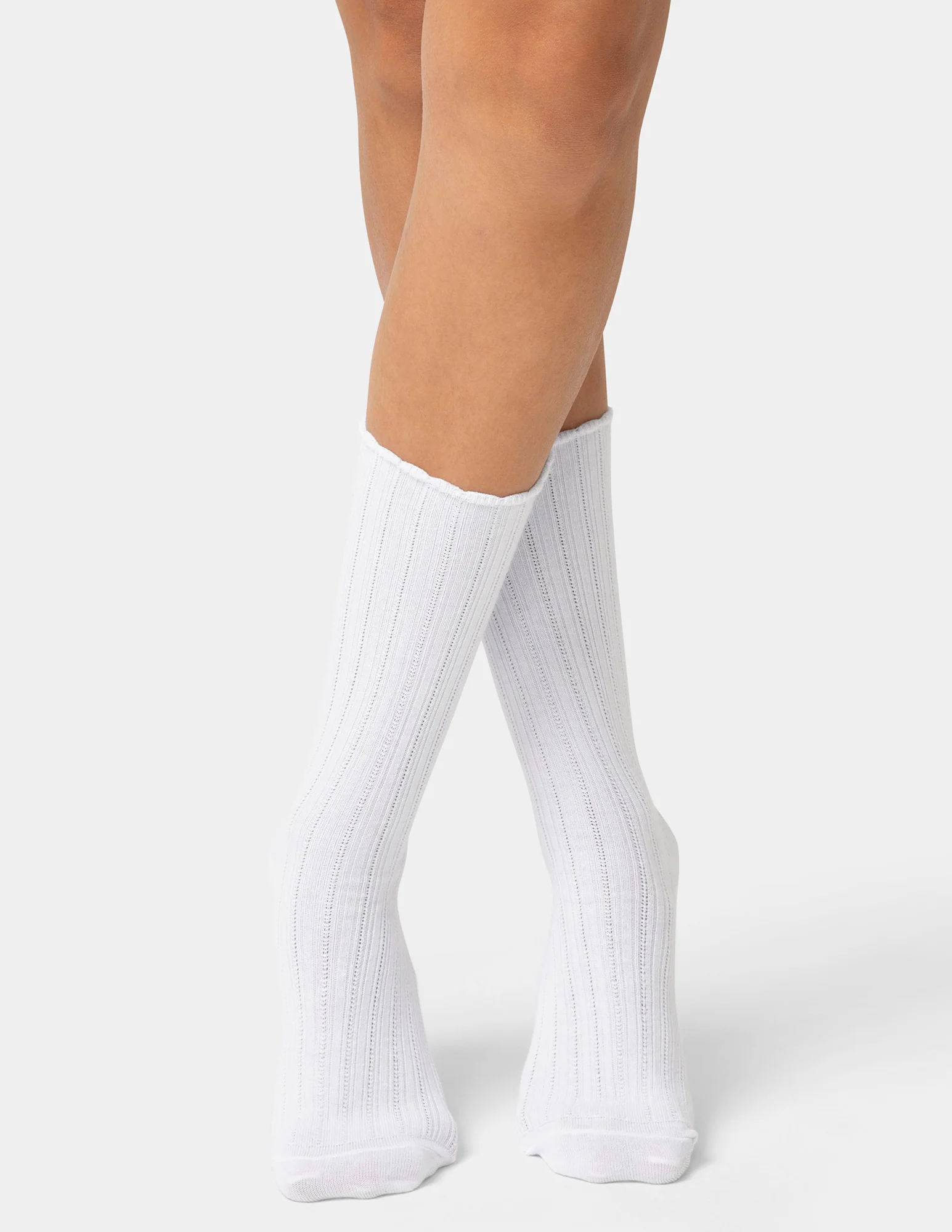 Scallop Pointelle Sock - 3 Pair Pack - Image 4