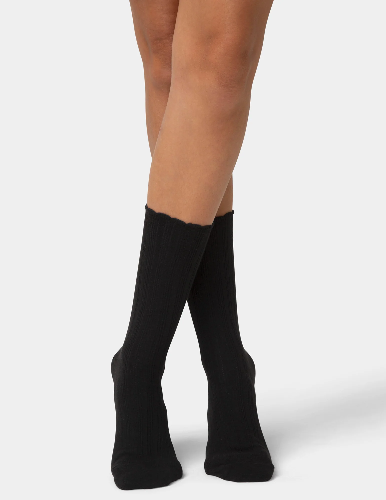 Scallop Pointelle Sock - 3 Pair Pack - Image 3