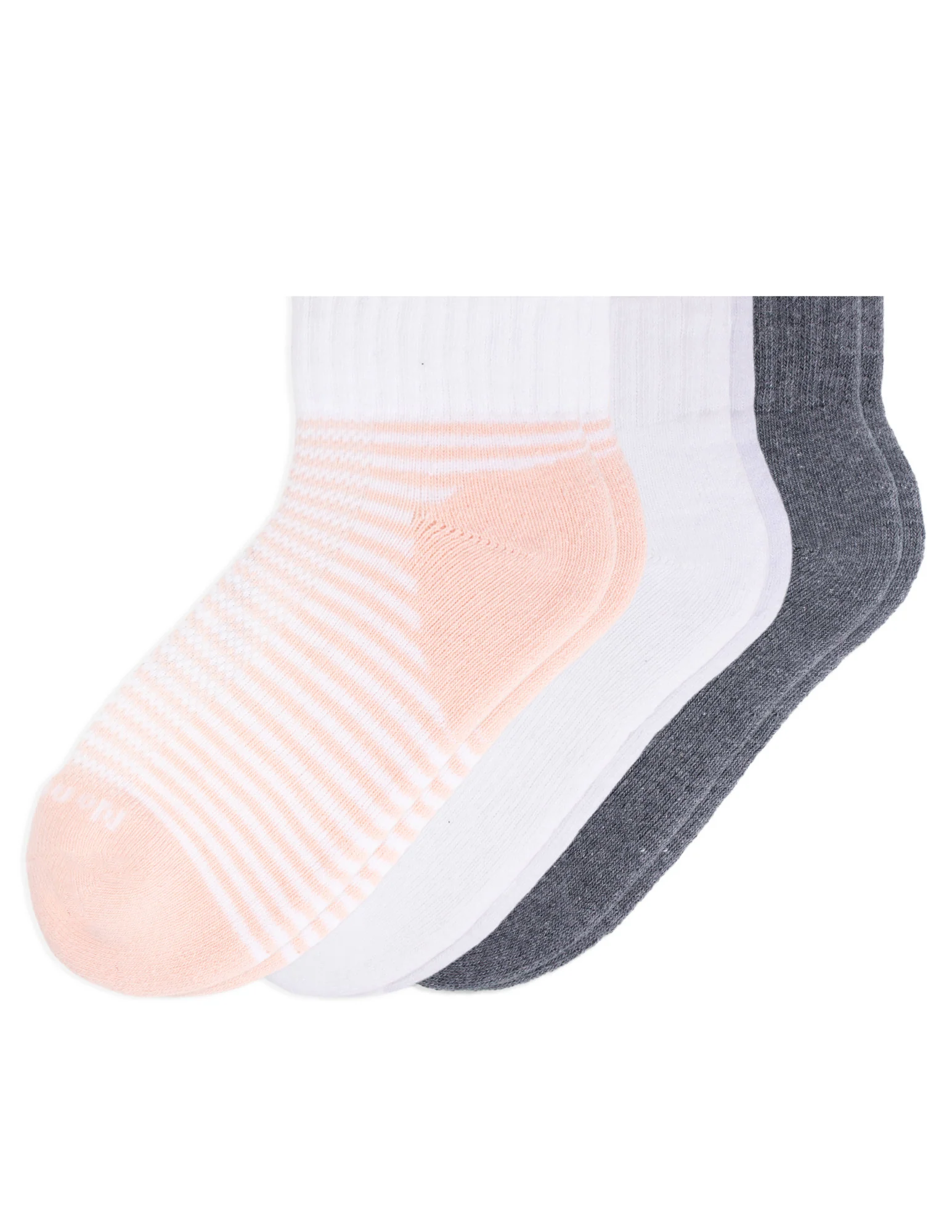 Soft & Breathable Cushioned Ankle Socks 3 Pair Pack