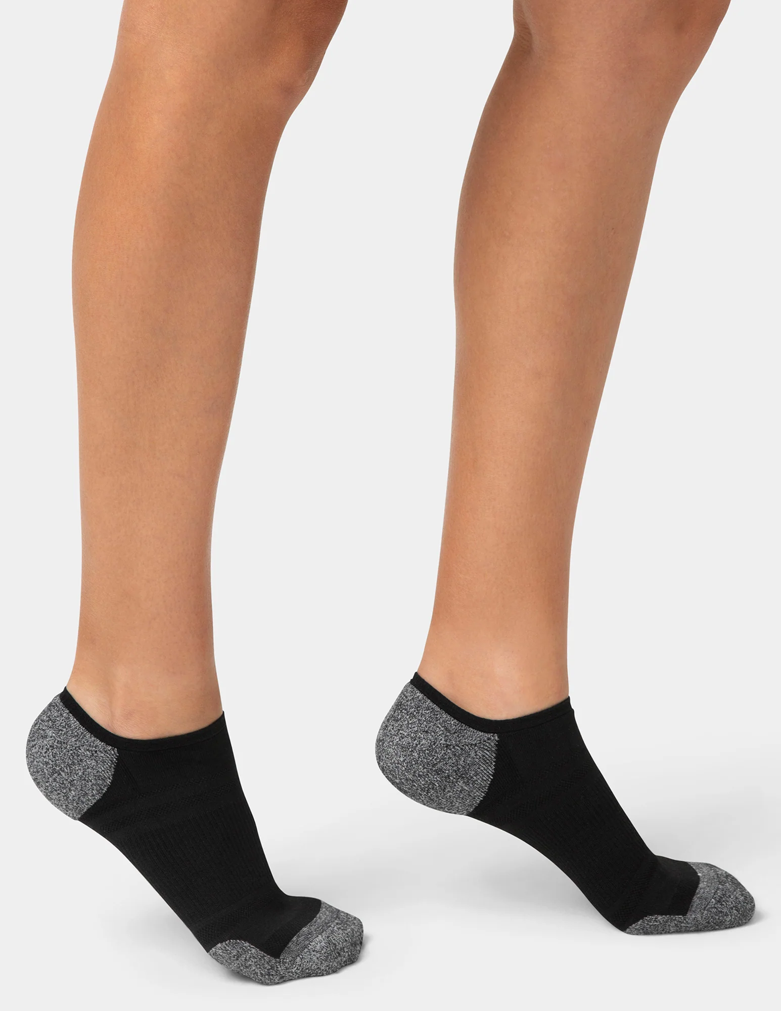 Soft & Breathable Memory Cushion Low Profile No Show Socks 3 Pair Pack - Image 3