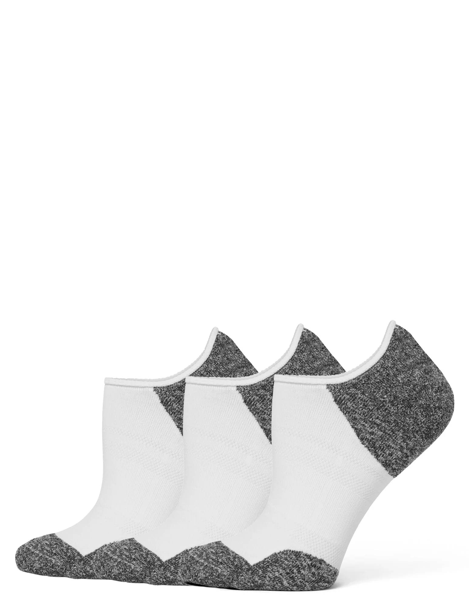 Soft & Breathable Memory Cushion Low Profile No Show Socks 3 Pair Pack - Image 5