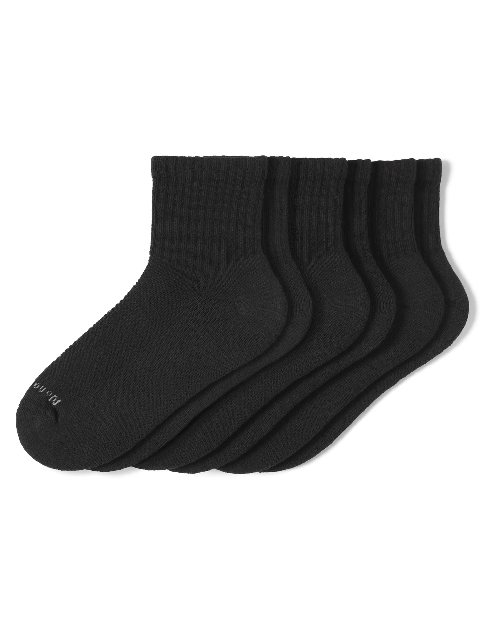 Soft & Breathable Women's Cushioned Mini Crew Socks 3 Pair Pack - Image 3