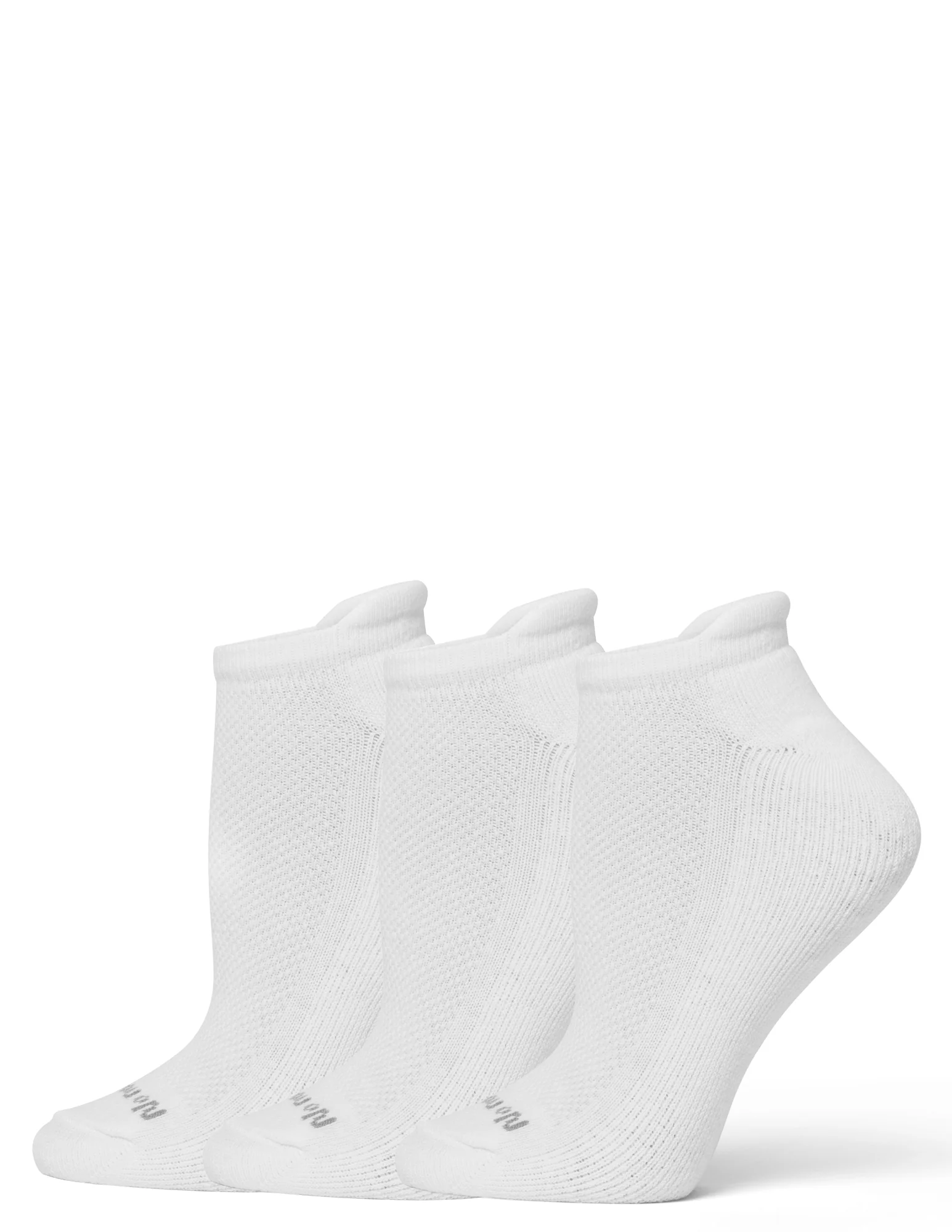 Soft & Breathable Women's Cushioned No Show Tab Socks 3 Pair Pack - Image 5