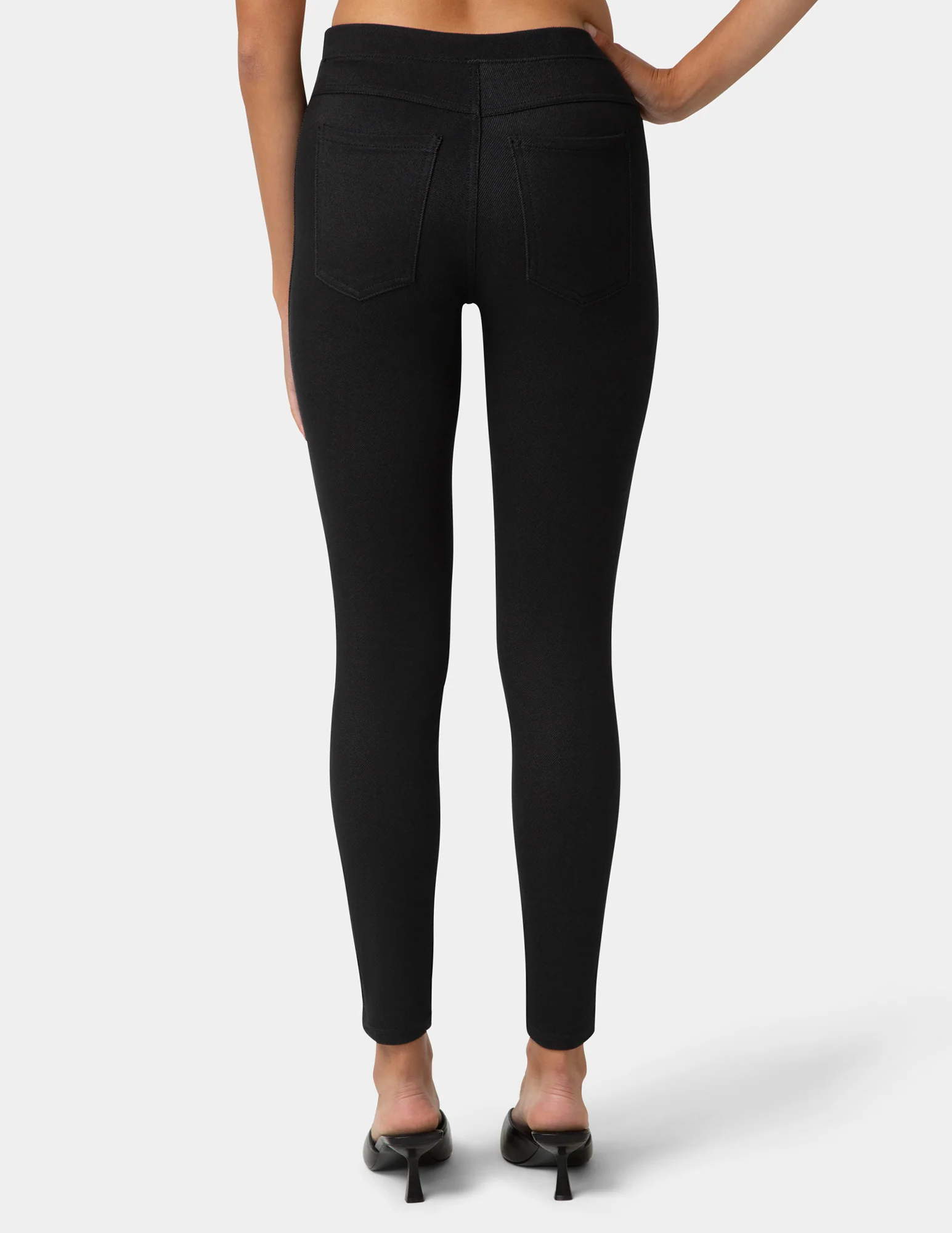 Stretch Denim Leggings - Image 3