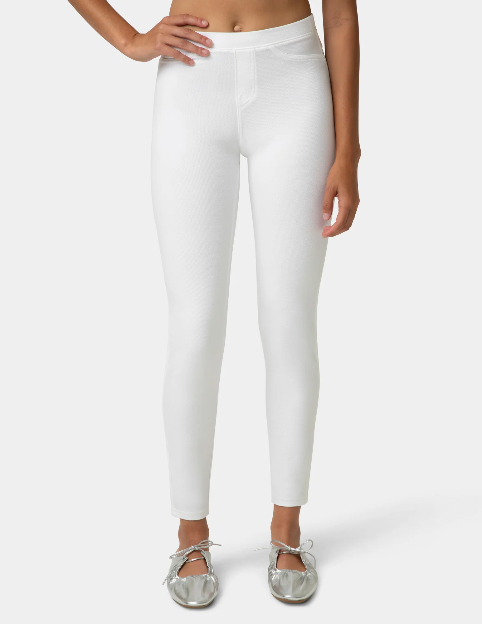 Stretch Denim Leggings - Image 2