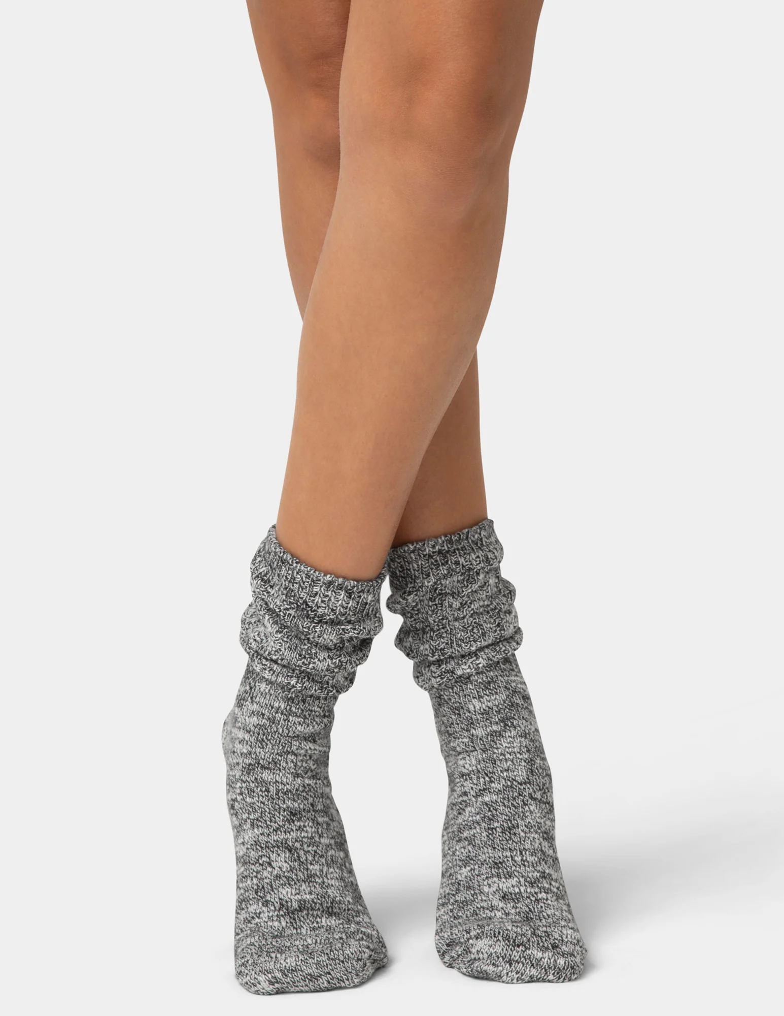 Super Soft Marl Slub Crew Sock 2 Pair Pack - Image 4