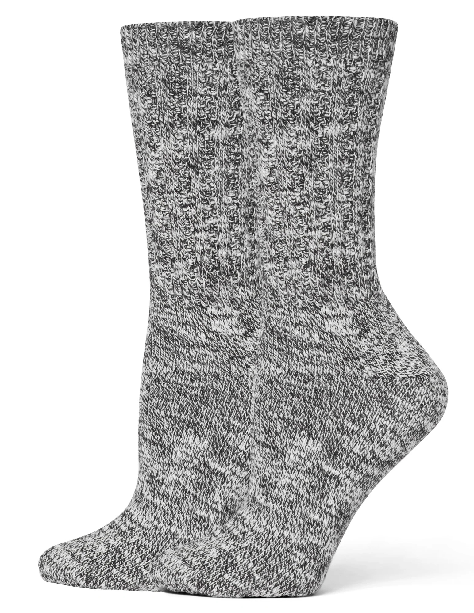 Super Soft Marl Slub Crew Sock 2 Pair Pack - Image 5